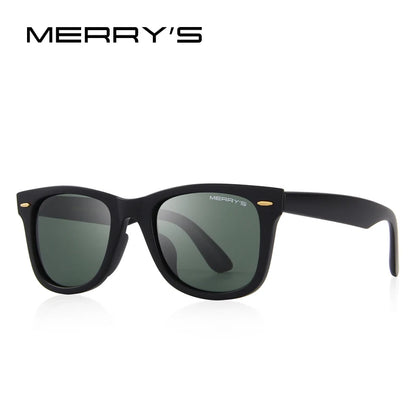 Unisex Retro Square Polarized Sunglasses – Model S8140