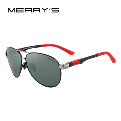 Men’s HD Polarized Pilot Sunglasses – Model S8404