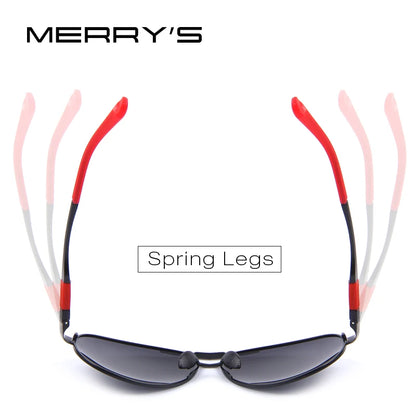 Men’s HD Polarized Pilot Sunglasses – Model S8404