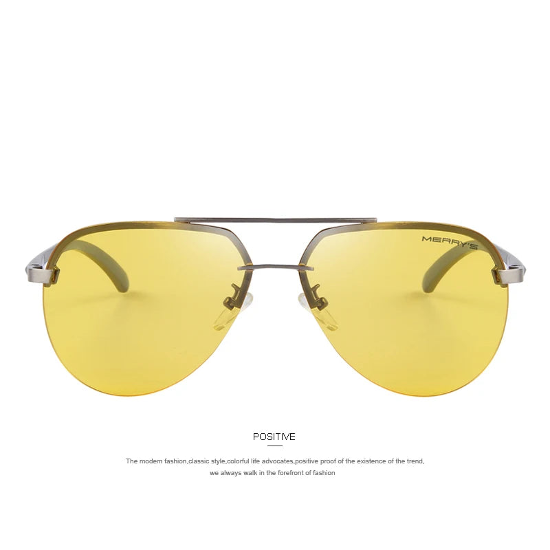 Men’s Polarized Pilot Sunglasses – Model S8281