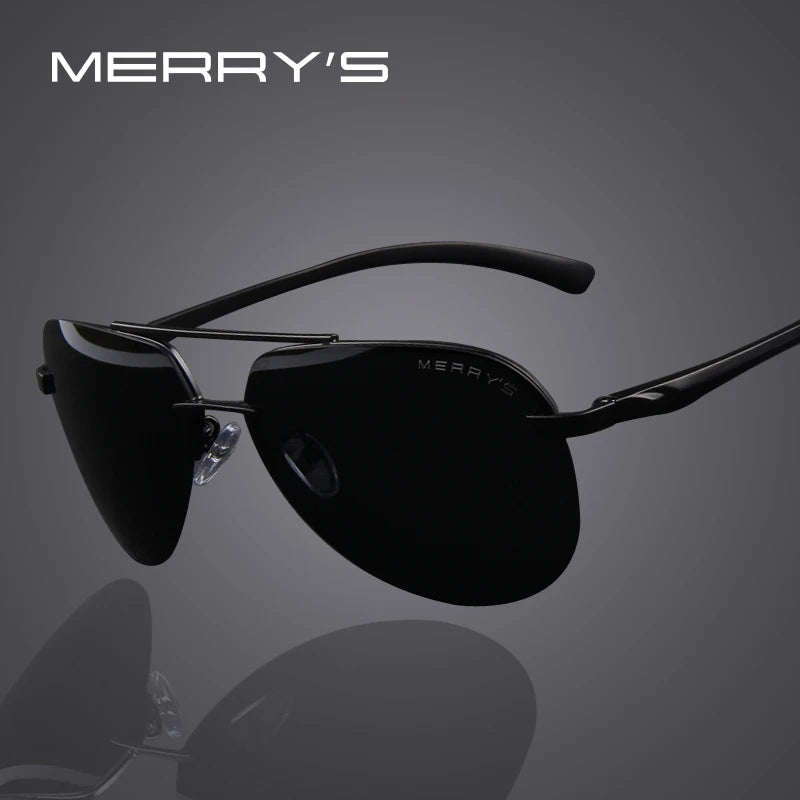 Men’s Polarized Pilot Sunglasses – Model S8281