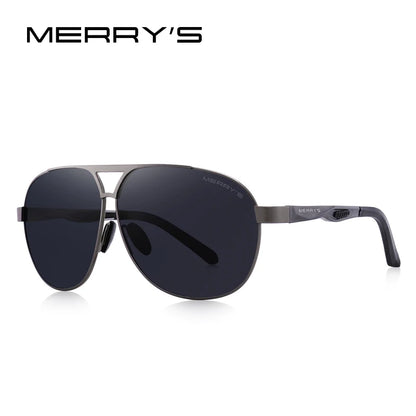 Men's Polarized Pilot Sunglasses – Model S8611N