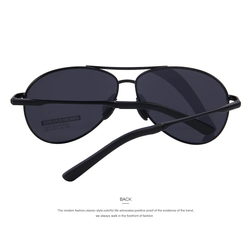 Men’s Fashion UV400 Polarized Pilot Sunglasses – Model MSP601