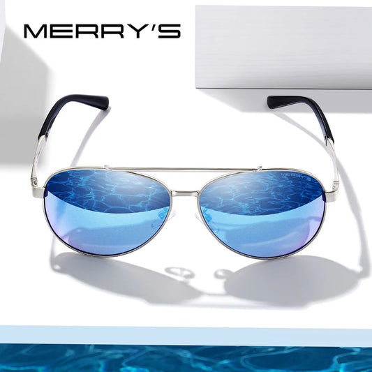 Men’s Classic Pilot Sunglasses – Model S8628N