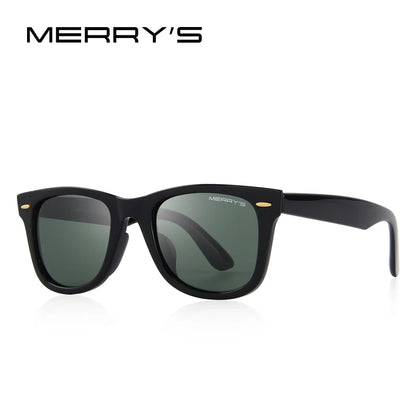 Unisex Retro Square Polarized Sunglasses – Model S8140