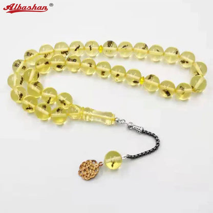Big Size Real Insect Resin Tasbih – Unique Muslim Prayer Beads with Nature’s Touch