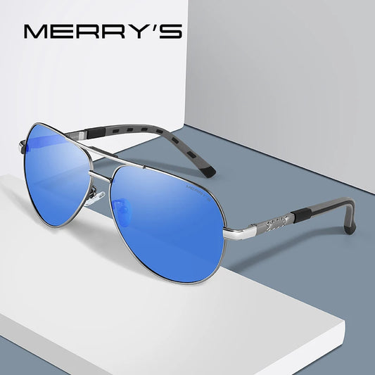 Men’s Classic HD Polarized Pilot Sunglasses – Model S8725
