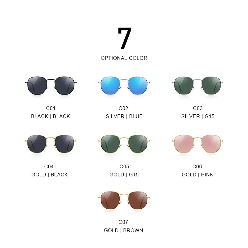 Classic Polarized Square Sunglasses – Model S8812