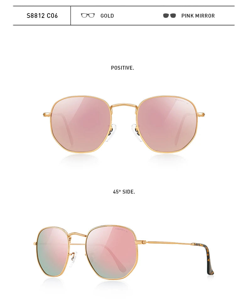 Classic Polarized Square Sunglasses – Model S8812