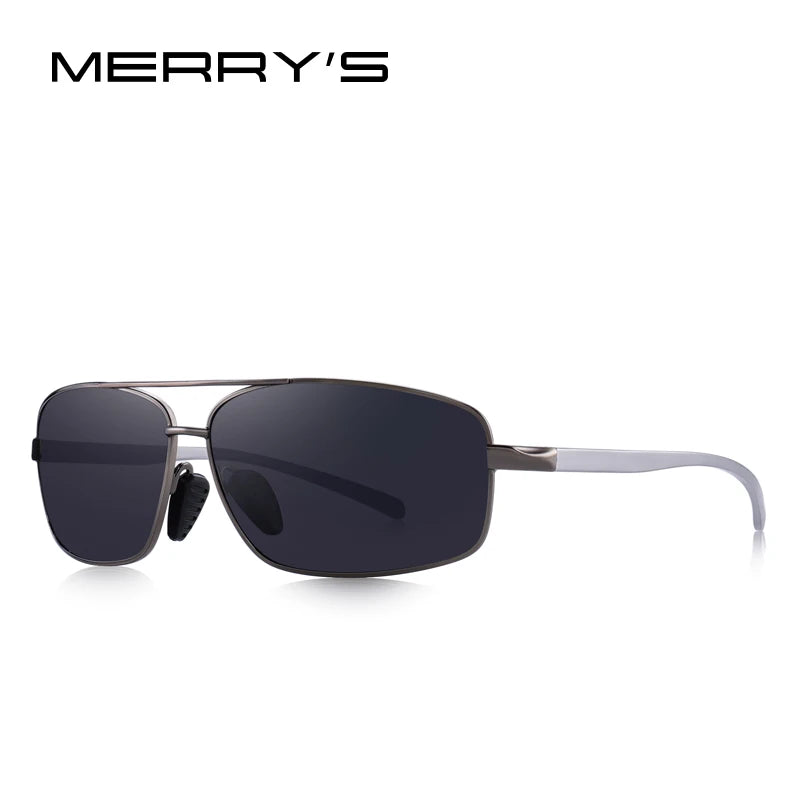 Men’s Polarized Rectangle Sunglasses – Model S8398