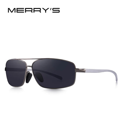 Men’s Polarized Rectangle Sunglasses – Model S8398