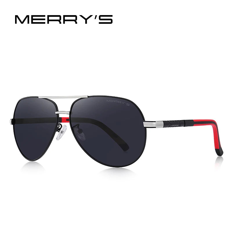 Men’s Classic HD Polarized Pilot Sunglasses – Model S8725