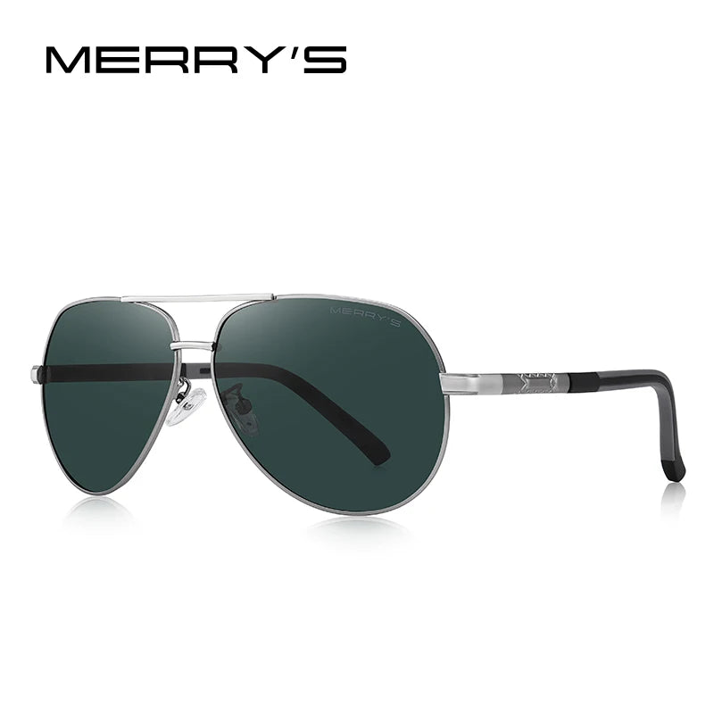 Men’s Classic HD Polarized Pilot Sunglasses – Model S8725
