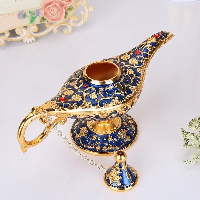 Exquisite Mythical Aladdin Genie Lamp Magic Retro Home Decoration