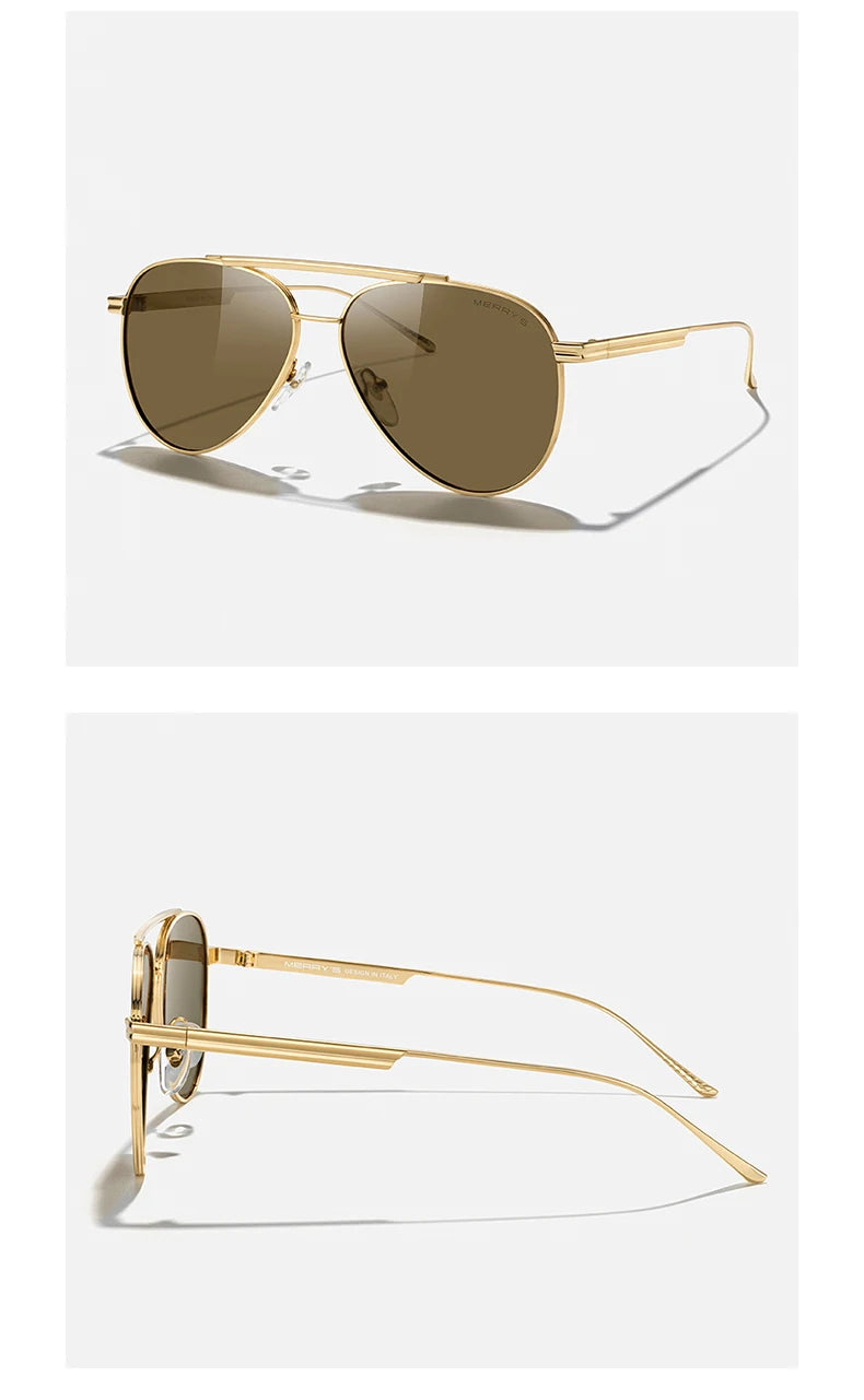 Classic Pilot Polarized Sunglasses – Model S8580
