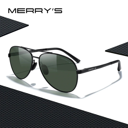 Classic Polarized Pilot Sunglasses – Stylish Gradient Lens Eyewear for Men & Women (Model S8268)