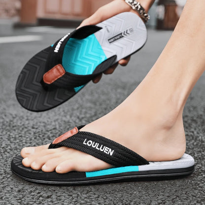 Men's Flip Flops - Summer Beach Slippers for a Fashionable and Breathable Outdoor Experience