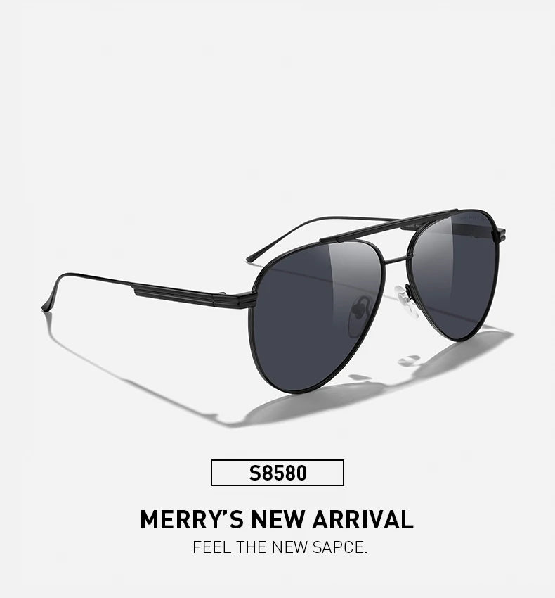 Classic Pilot Polarized Sunglasses – Model S8580