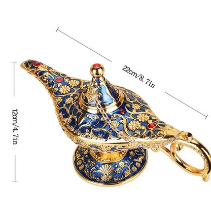 Exquisite Mythical Aladdin Genie Lamp Magic Retro Home Decoration