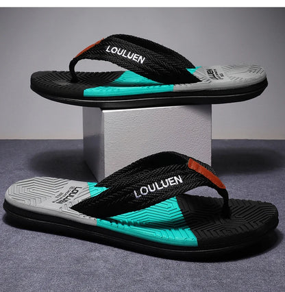 Men's Flip Flops - Summer Beach Slippers for a Fashionable and Breathable Outdoor Experience