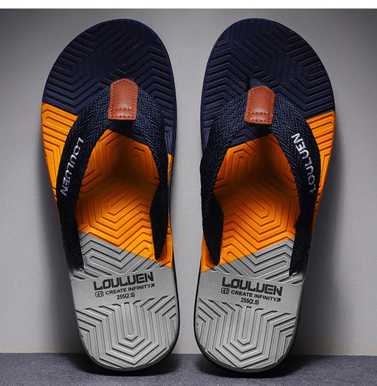 Men's Flip Flops - Summer Beach Slippers for a Fashionable and Breathable Outdoor Experience