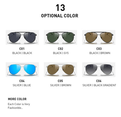 Classic Pilot Polarized Sunglasses – Model S8580