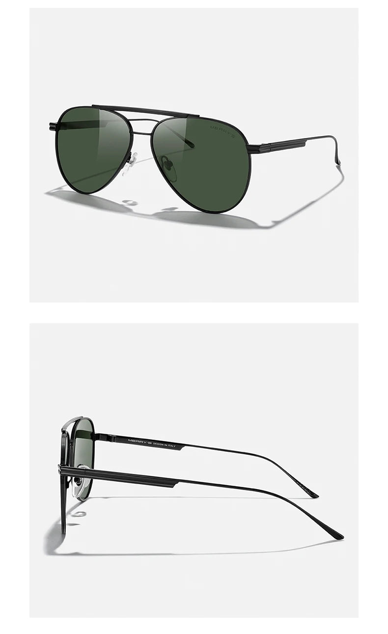 Classic Pilot Polarized Sunglasses – Model S8580