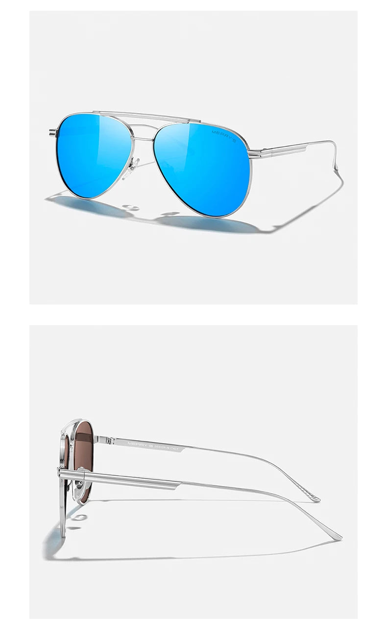 Classic Pilot Polarized Sunglasses – Model S8580