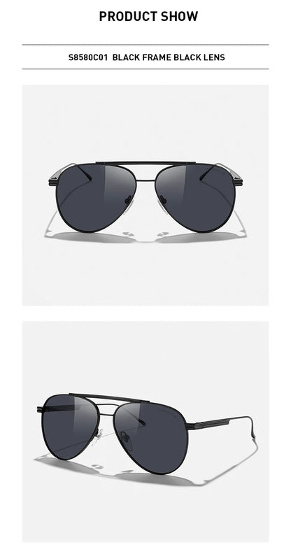 Classic Pilot Polarized Sunglasses – Model S8580