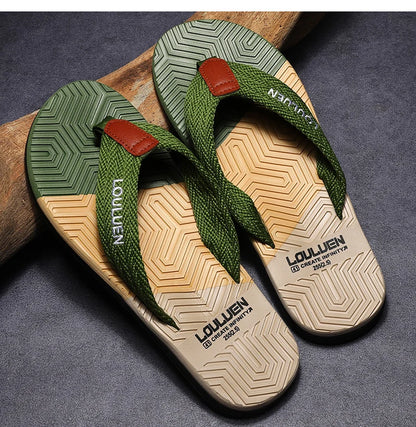 Men's Flip Flops - Summer Beach Slippers for a Fashionable and Breathable Outdoor Experience