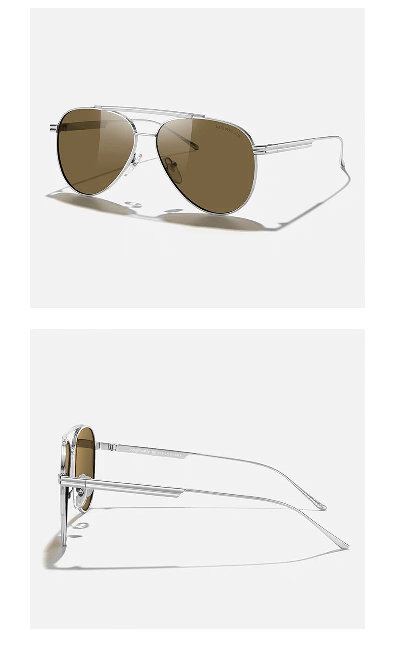 Classic Pilot Polarized Sunglasses – Model S8580