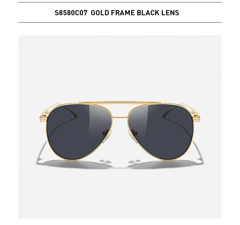 Classic Pilot Polarized Sunglasses – Model S8580