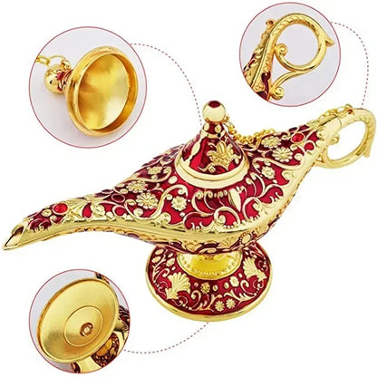 Exquisite Mythical Aladdin Genie Lamp Magic Retro Home Decoration