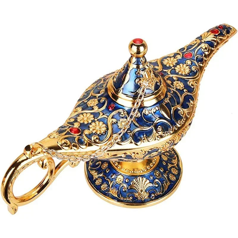 Exquisite Mythical Aladdin Genie Lamp Magic Retro Home Decoration