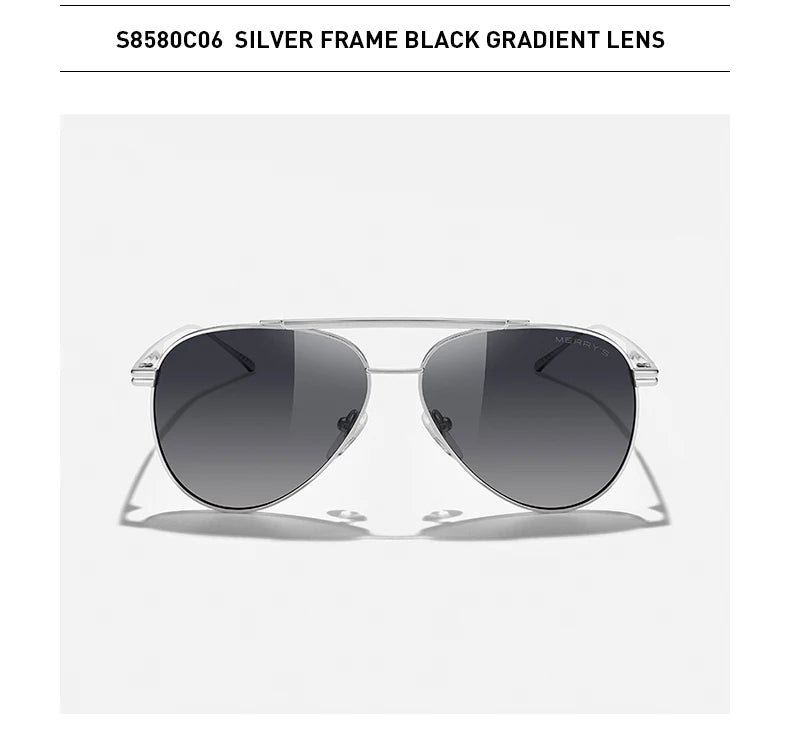 Classic Pilot Polarized Sunglasses – Model S8580