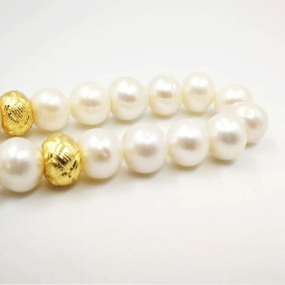 Timeless Elegance Meets Spiritual Grace – Natural Freshwater Pearl Tasbih