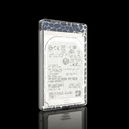 Simplecom SE101 Compact Tool-Free 2.5'' SATA to USB 3.0 HDD/SSD Enclosure Transparent Clear - The Grand Bazaar of Australia