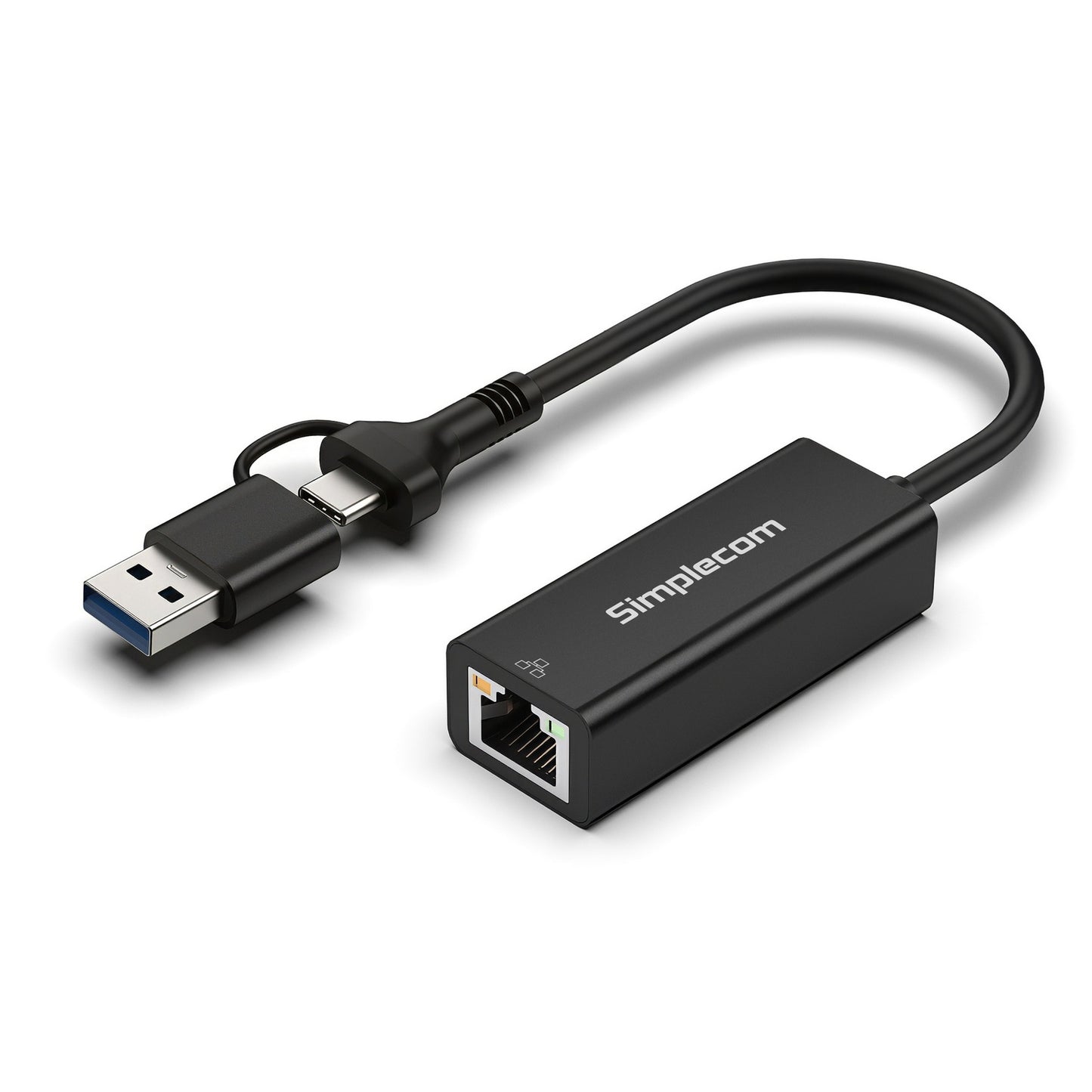Simplecom NU315C SuperSpeed USB-C and USB-A to Gigabit Ethernet Adapter