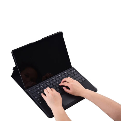 Light Gray Leather Tablet Case For Microsoft Surface Pro X With Power Bag - 13 Inch