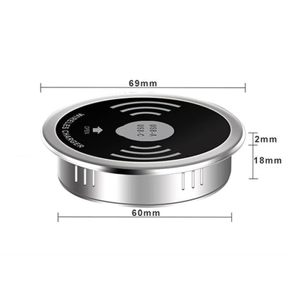 Wireless Charger With Pd+Usb Interface 1.2M Cable