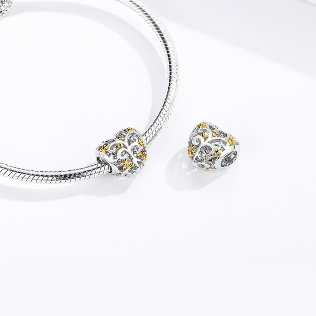 925 Sterling Silver Tree Of Life Beads For Diy Bracelets