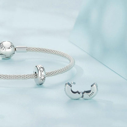 925 Sterling Silver Pointed Star Zircon Bracelet