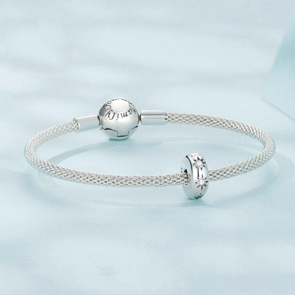 925 Sterling Silver Pointed Star Zircon Bracelet