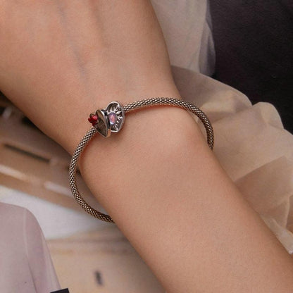 925 Sterling Silver Heart Bracelet With Openable Gift Box