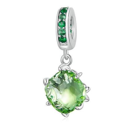 925 Sterling Silver Green Tree Life Pendant Bracelet