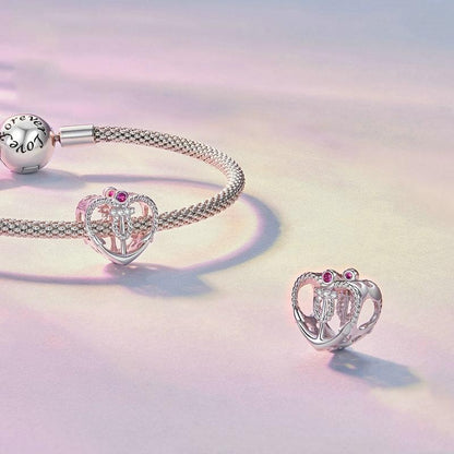 925 Sterling Silver Love Anchor Beaded Bracelet