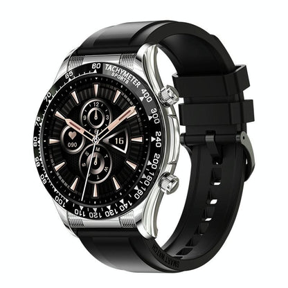 Smart Bluetooth Calling Watch With Nfc Function - Black Silicone