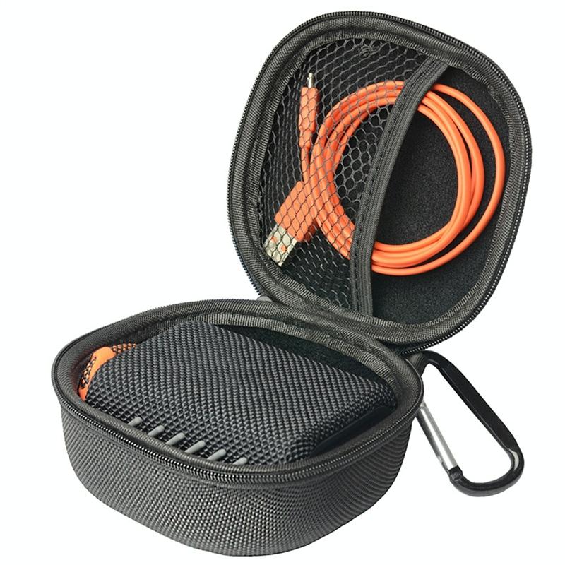 Protective Case for Jbl Go4 Bluetooth Speaker - Portable Storage Bag Black - Blue