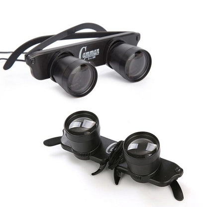 Adjustable Focus Fishing Binoculars - Glass Type 3 x 28
