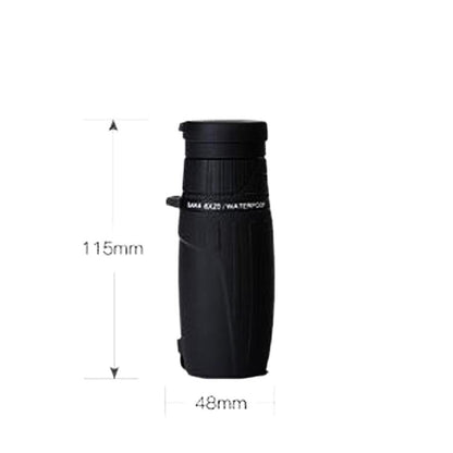 Portable Monocular Binoculars With Low-Light Night Vision - 8X25